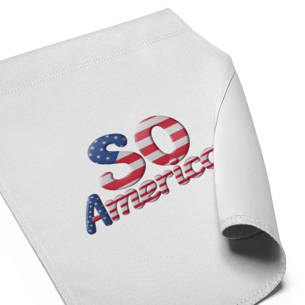 Patriotic White So American Flag Design by I’M So What Co 2025